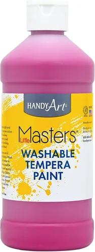 Vista 68 de Handy Art Little Masters - Pintura lavable, 16 onzas, color negro Bright & Mixable, High Opacity, Washable Colors for Classroom, Students, Kids