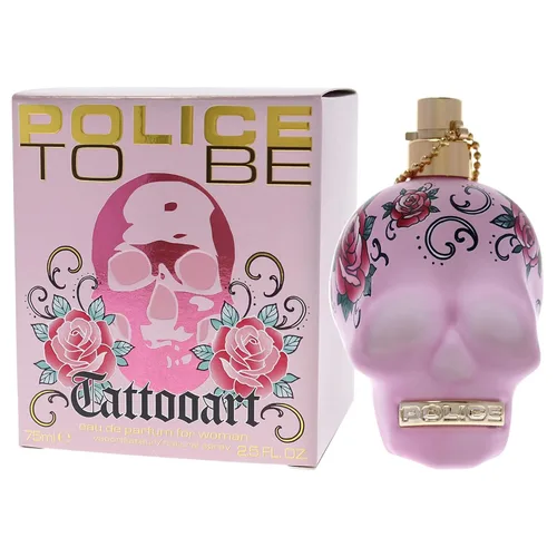 Vista 5 de POLICE To Be Tattooart For Woman - Fragancia para mujer - Aroma floral afrutado de gourmand - sándalo cremoso y un acuerdo de malvavisco dulce