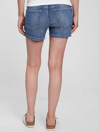 Vista 2 de GAP Women's Maternity True Waistband Full Panel 4" Denim Shorts
