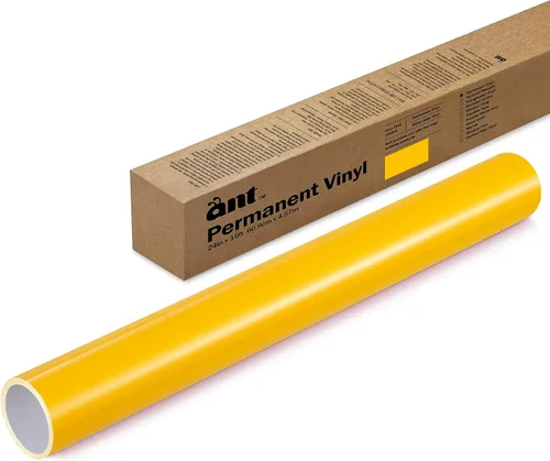Vista 24 de ANT Melocotón, rollo de vinilo permanente de 24" x 4,5 m, rollo de vinilo adhesivo, para proyecto DIY, calcomanía, pegatina, compatible con Cricut