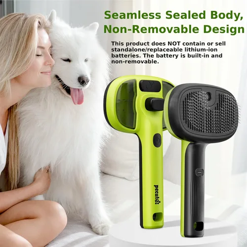 Vista 19 de Pecute Self-Cleaning Steam Dog Cat Brush & Leave-in Conditioner, Cool Mist