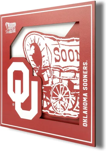 Vista 52 de YouTheFan NCAA Texas A&M Aggies - Arte de pared de la serie de logotipos 3D - 12x12 pulgadas