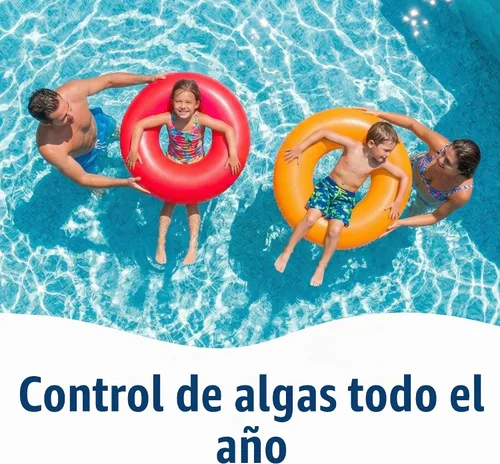 Vista 4 de Poolife Super AlgaeBomb 60 Algaecida de 1 cuarto de galón - Potente tratamiento de control de algas de piscina - Fórmula no espumante de acción