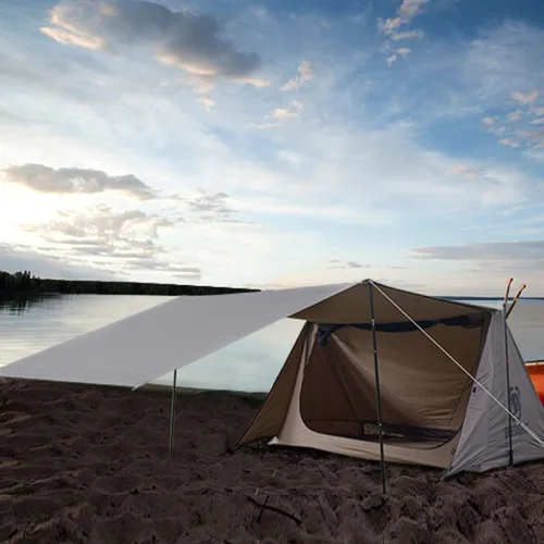 Vista 7 de OneTigris Huella impermeable de la tienda, 81" x 65