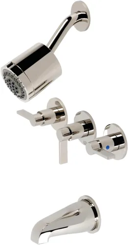 Vista 14 de Kingston KBX8133NDL - Grifo para bañera y ducha, latón antiguo