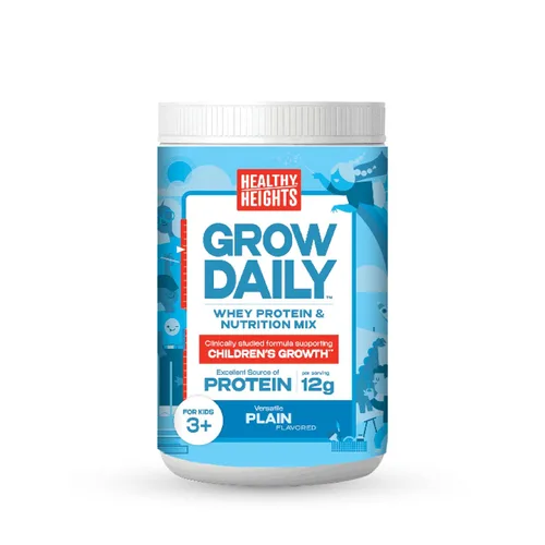 Vista 9 de Healthy Heights Grow Daily Kids - Mezcla de bebida proteica (chocolate) - Batido alto en proteínas para niños de 3 años, 10.6 onzas