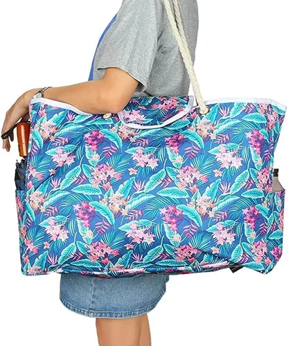 Vista 7 de CONTAIL Bolsa de mano de gran capacidad de 21.5 pulgadas con forro totalmente impermeable, convertible como bolsa húmeda y seca