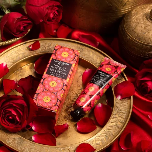 Vista 3 de SPA CEYLON CARDAMOM ROSE Crema Intensiva para Manos Revitalizante Rico en Vitaminas Vegetariana Adecuado para todo