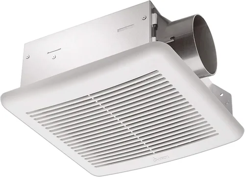 Vista 2 de DELTA ELECTRONICS (AMERICAS) LTD. BreezSlim SLM50 - Ventilador de baño de escape de 50 CFM, color blanco