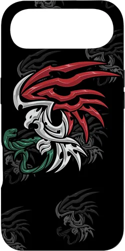 Vista 27 de Bandera de México - Funda estilo tribal del escudo de armas mexicano para iPhone 17