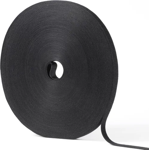 Vista 7 de Rollo de gancho y bucle de 1/2 pulgadas x 100 pies Tiras de doble cara, correas autoadhesivas Sujetadores reutilizables multiusos para el hogar