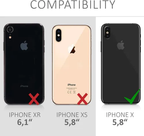 Vista 6 de kwmobile - Funda de silicona TPU compatible con iPhone XR, funda suave y flexible de goma, color blanco