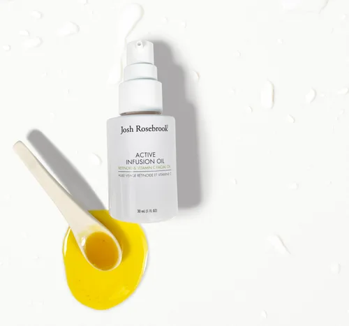 Vista 5 de Josh Rosebrook - Aceite de infusión activa Retinoide y suero facial de vitamina C mejora la textura y el tono de la piel, reduce las líneas finas