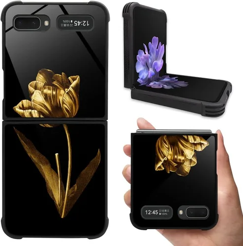 Vista 19 de DAIZAG Funda compatible con Samsung Galaxy Z Flip 5G, protección completa, a prueba de golpes, antiarañazos, funda de poliuretano termoplástico