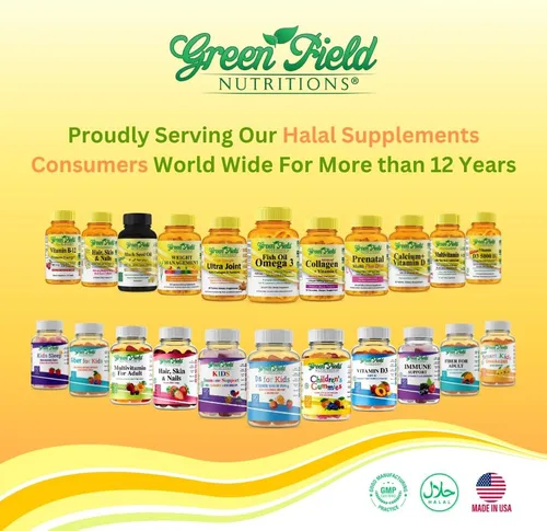 Vista 6 de Greenfield Nutritions - Aceite de semilla negra halal (Nigella Sativa), apoya el sistema inmunológico, el sistema digestivo y la salud