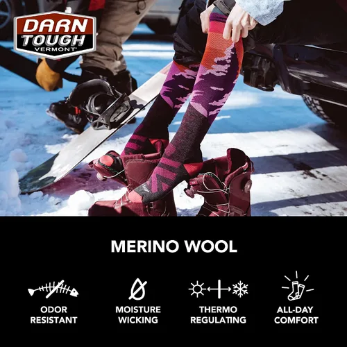 Vista 6 de Darn Tough (Style 1824) Women's Yeti Snow Sock