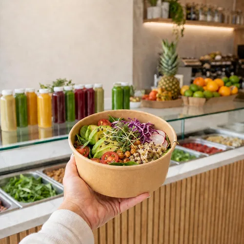 Vista 5 de Restaurantware - Bio Tek - Recipientes para llevar de 6 x 2.5 pulgadas, 200 cuencos desechables para alimentos – Tolerantes al calor, aptos