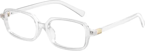 Vista 10 de Gafas de luz azul para mujer, pequeñas gafas cuadradas para computadora, ligeras y con protección UV