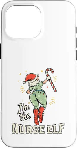 Vista 17 de I'm The Nurse Elf Funny Matching Family Christmas Group Case for iPhone 16
