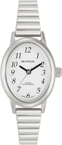 Vista 10 de Miykon Dainty Vintage Dress Watches for Women – Easy Reader Analog Ladies Watch for Small Wrists with Stainless Steel Expansion Bracelet – Second