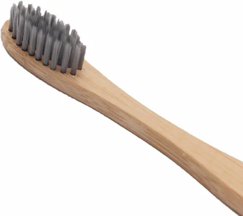 Vista 2 de H&H Pets Juego de cepillos de dientes de bambú para perros y gatos, cerdas ultrasuaves y cepillo de dientes de madera biodegradable, suministros