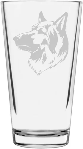 Vista 31 de Podenco Canario - Vaso de pinta de 16 onzas con temática de perro personalizado