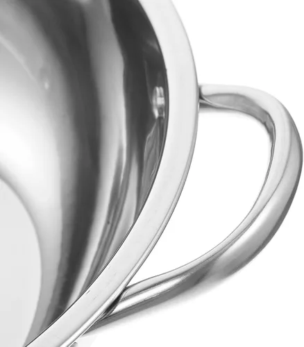 Vista 8 de DOITOOL Olla caliente con divisor de acero inoxidable de dos sabores chino Shabu Shabu olla caliente para estufa de gas de inducción eléctrica