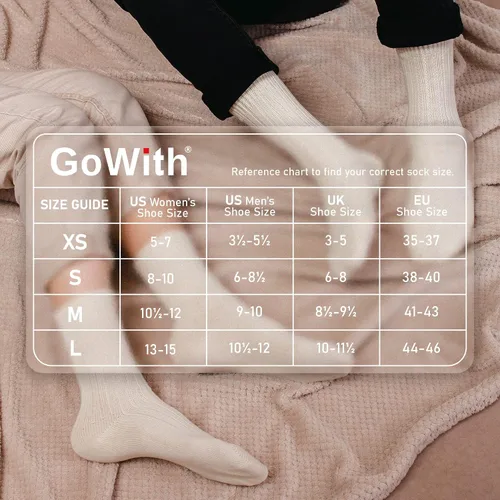 Vista 5 de GoWith 4-5 pares de calcetines unisex naturales 97% algodón, cómodos, cómodos, transpirables, sin costuras, calcetines casuales para hombres