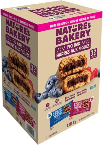 Vista 10 de Nature's Bakery Barra de higos, manzana y canela, 2 oz manillar de bicicleta