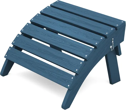 Vista 30 de KINGYES Otomana Adirondack plegable para silla Adirondack, Aruba
