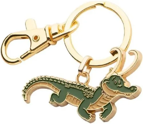 Vista 2 de Marvel Llavero Loki Alligator, Oro, verde y amarillo