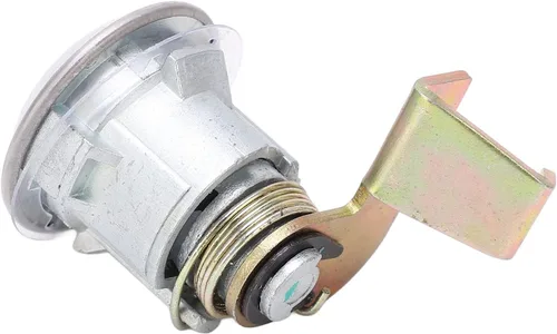 Vista 5 de Cerradura de puerta de combustible, tapa de combustible cilíndrica, cerradura de gas para puerta con 2 llaves 69511 32010 Reemplazo para Hilux