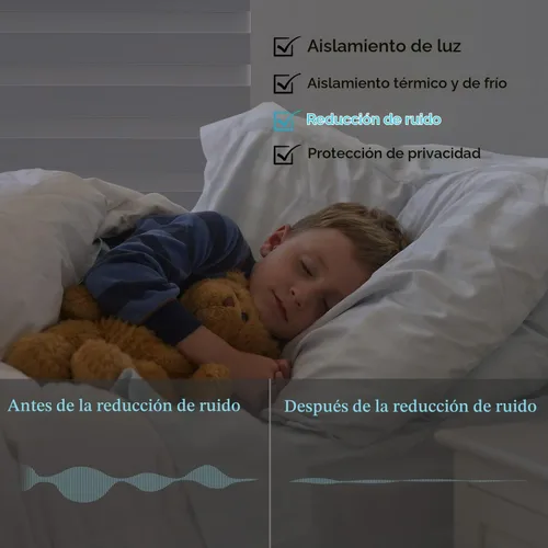 Vista 9 de Pumkust - Persianas de cebra personalizadas sin cordones para ventanas, oscurecimiento (85%) persianas enrollables de cebra de doble capa, persianas