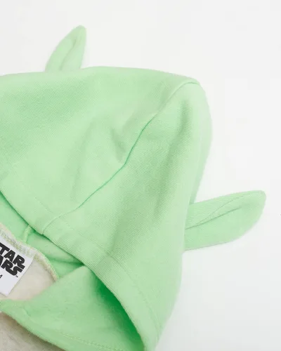 Vista 2 de STAR WARS Mameluco con capucha de forro polar de manga larga para bebés y niños