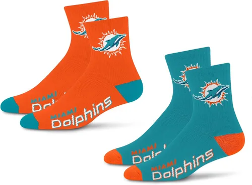 Vista 9 de For Bare Feet Calcetines quarter NFL unisex para adultos