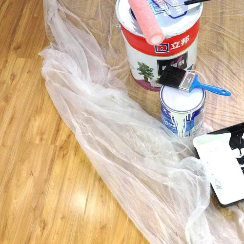 Vista 8 de Ruibo Funda protectora de sofá grande para muebles, tela de plástico impermeable, lona de plástico transparente para pintura, mudanza