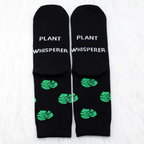 Vista 2 de MBMSO 2 pares de calcetines susurradores de plantas, regalos de jardinero, regalos divertidos de jardinería, regalos para amantes de las plantas