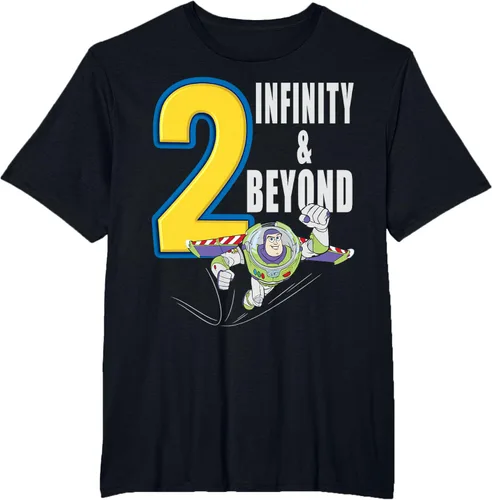Vista 33 de Disney Pixar Toy Story Buzz Lightyear Fly Quote - Camiseta gráfica Negro