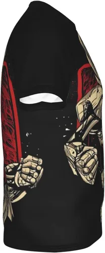 Vista 3 de Saint Anime Seiya - Camiseta de manga corta para hombre, suave, casual, unisex, cuello redondo, camiseta de entrenamiento