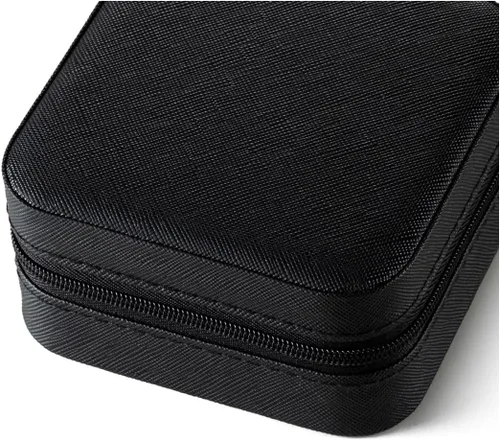 Vista 6 de Estuche de joyería de viaje, caja organizadora de joyas, organizador de joyas organizador de anillos pequeños de viaje, organizador de collar