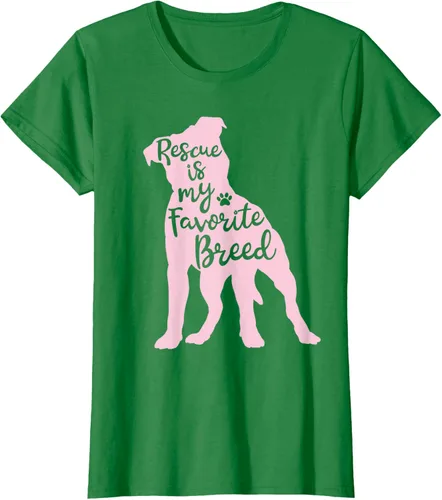 Vista 31 de Pitbull Rescue Is my Favorite Breed Dog Pit Bull Mama - Camiseta, Negro, S