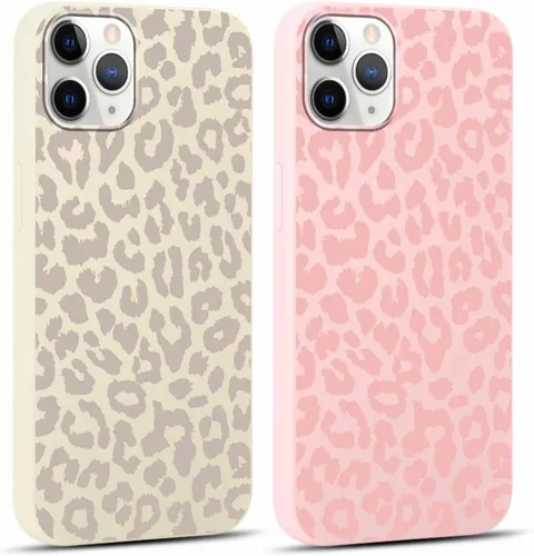 Vista 82 de Paquete de 2 fundas de teléfono con bonito estampado de guepardo para iPhone 7/8/SE 2020 / SE 2022 de 4.7 pulgadas, diseño de leopardo de lujo
