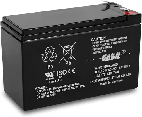 Vista 10 de Casil Inovel Batería CA1240 12V 4Ah SLA Batería de alarma