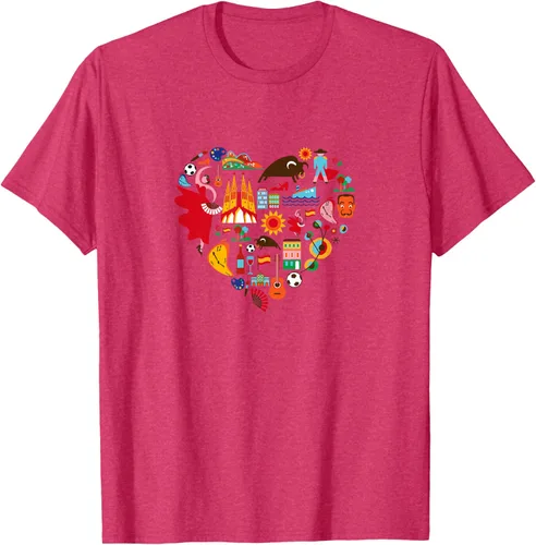Vista 20 de I Love España Cute Español Orgullo, Madrid Barcelona playera, niños 10, Lemon Limón