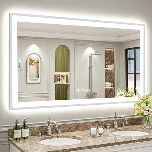 Vista 88 de 24x32 LED Bathroom Mirror, Backlit & Front Lit Lighted Mirror Retroiluminado+luz frontal