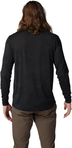 Vista 2 de Fox Racing Jersey Ranger Tru Dri LS para bicicleta de montaña para hombre Negro