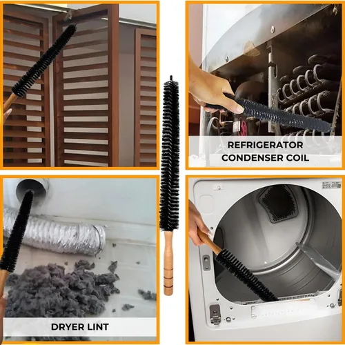 Vista 5 de Kit de Accesorios de Aspiradora para Respiradero de Secadora para Dyson V7 V8 V10 V11 V15 - Herramienta Flexible de Rendija Larga Accesorios