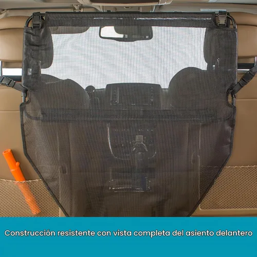 Vista 3 de High Road Barrera para perros de asiento delantero para automóvil, camión
