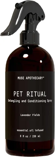 Vista 9 de Muse Apothecary Pet Ritual - Aerosol desenredante para perros y gatos, espray desenredante para mascotas, acondicionador desenredante en aerosol