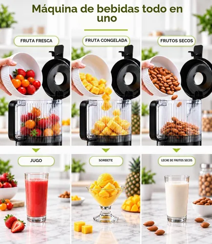Vista 3 de Onelive 6-en-1 máquina fría del exprimidor de la prensa para la leche